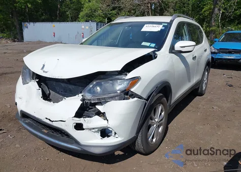 2016 Nissan Rogue S/Sl/Sv z USA, uszkodzony, nr VIN KNMAT2MV5GP703317